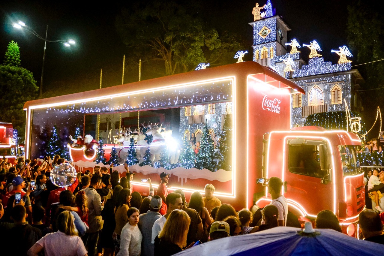 Caminhões do Natal da Coca-Cola chegam a Pernambuco. Veja o roteiro