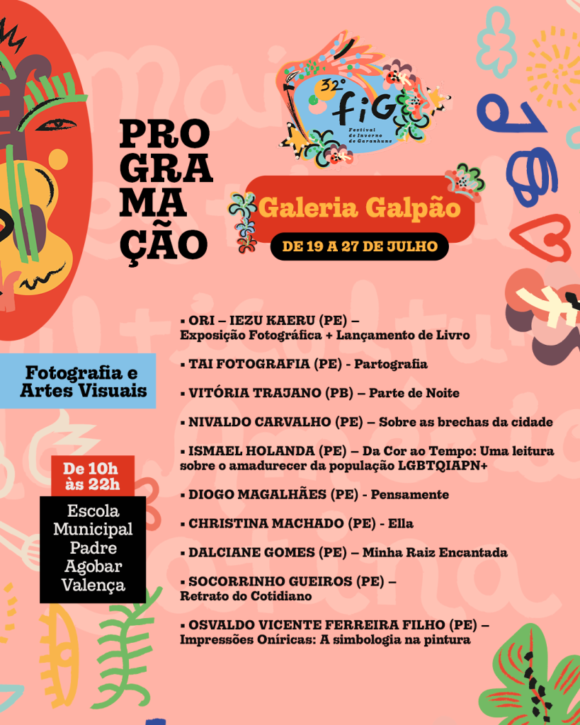 programação galeria galpão festival de inverno de garanhuns 2024