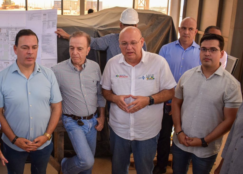 Presidente do Hospital de Amor visita obras em Garanhuns. Foto: Wedson Gonçalves